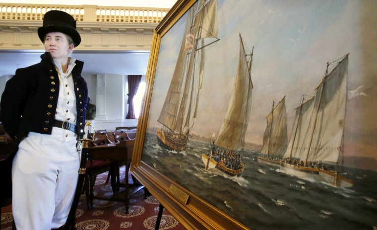 Coast Guard presents War of 1812 painting